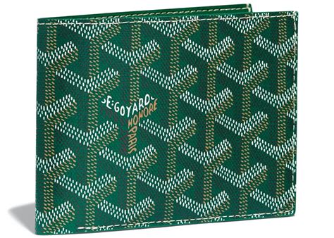 goyard victoire wallet green